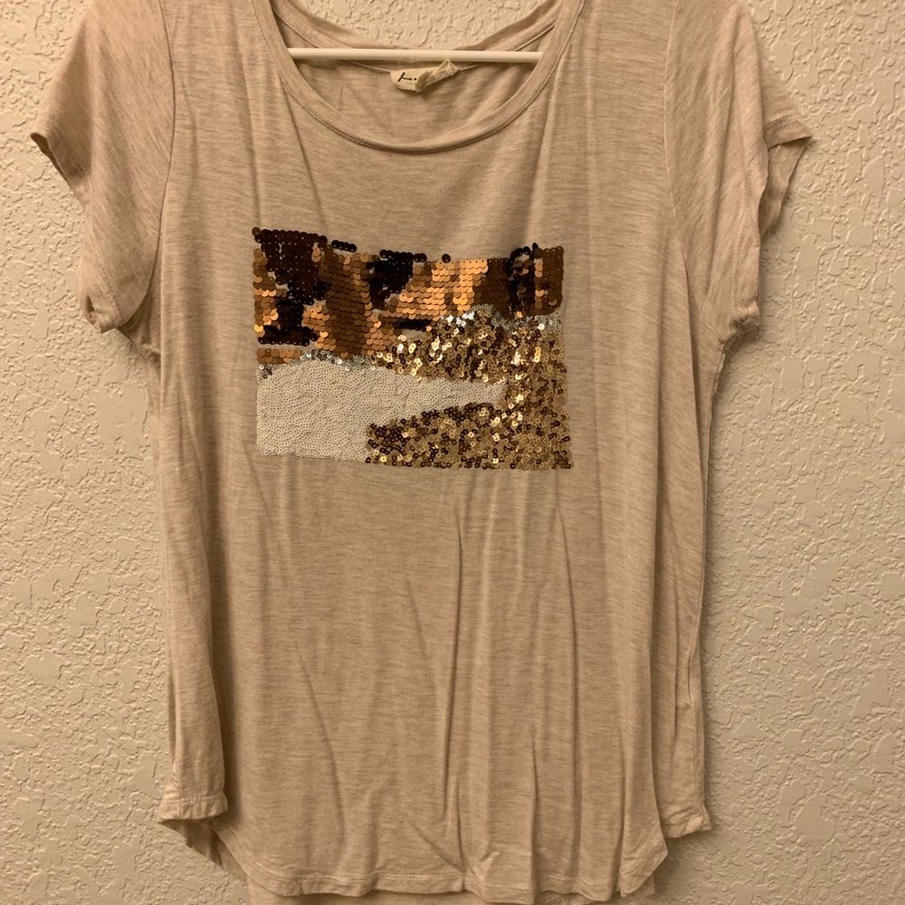Sequined t-shirt